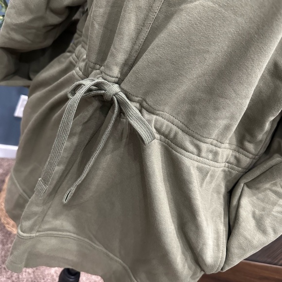 Nike Sage Green Drawstring Sweatshirt - Picture 3 of 5